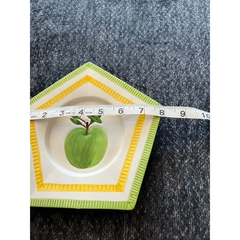 Yankee Candle Ceramic Apple Plate